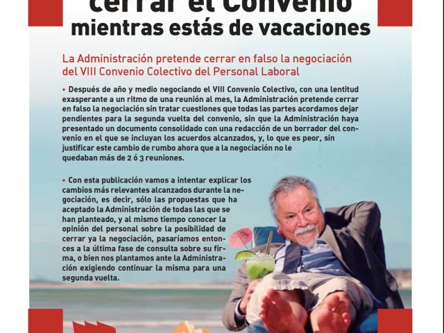 Revista El Lapicero informando sobre la negociación del convenio y Encuesta: Queremos tu opinión Revista El Lapicero informando sobre la negociación del convenio y Encuesta: Queremos tu opinión